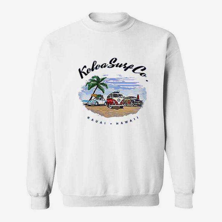 Koloa Surf Beach Cars Heavyweight Sweatshirt