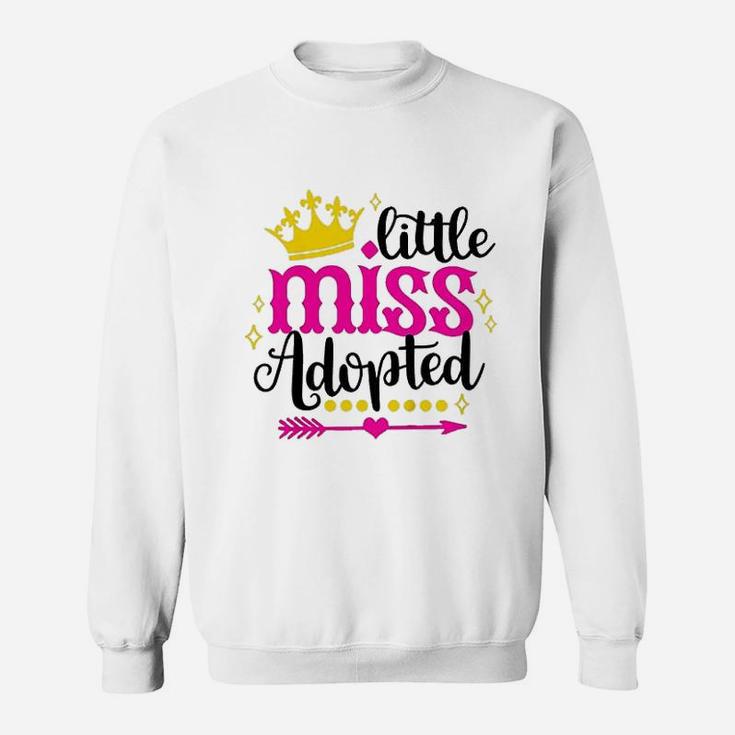 Little Cute Miss Adopted Sweatshirt