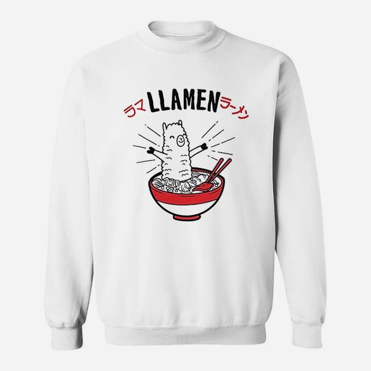 Llamen Funny Ramen Sweatshirt