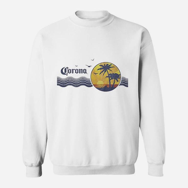 Luv Beer  Retro 80S Palm Tree Sweatshirt
