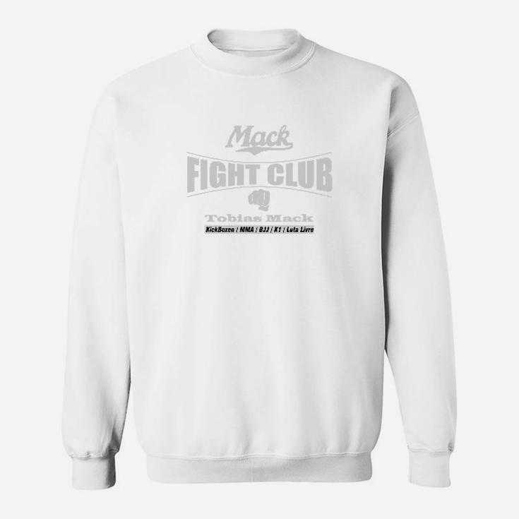 Mack Fight Club Herren Sweatshirt in Weiß, Motiv für Kampfsportfans