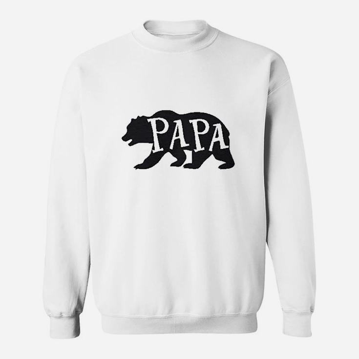 Matching Father And Son Papa Bear Daddy Bear Little Baby Family Sweatshirt