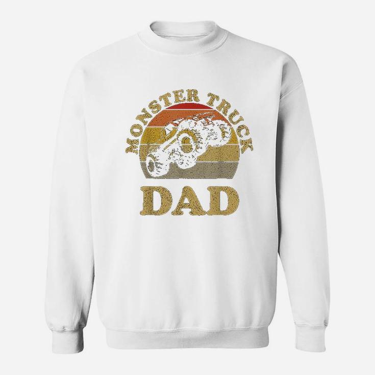 Monster Truck Dad Retro Vintage Monster Truck Sweatshirt