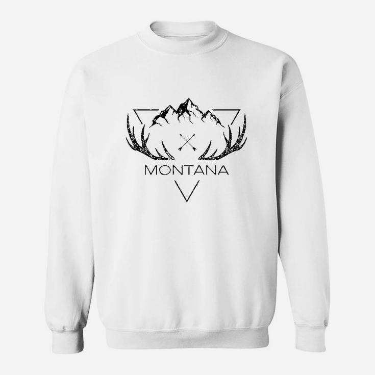 Montana Elk Cool Montana Gift Montana Mountain Elk Sweatshirt