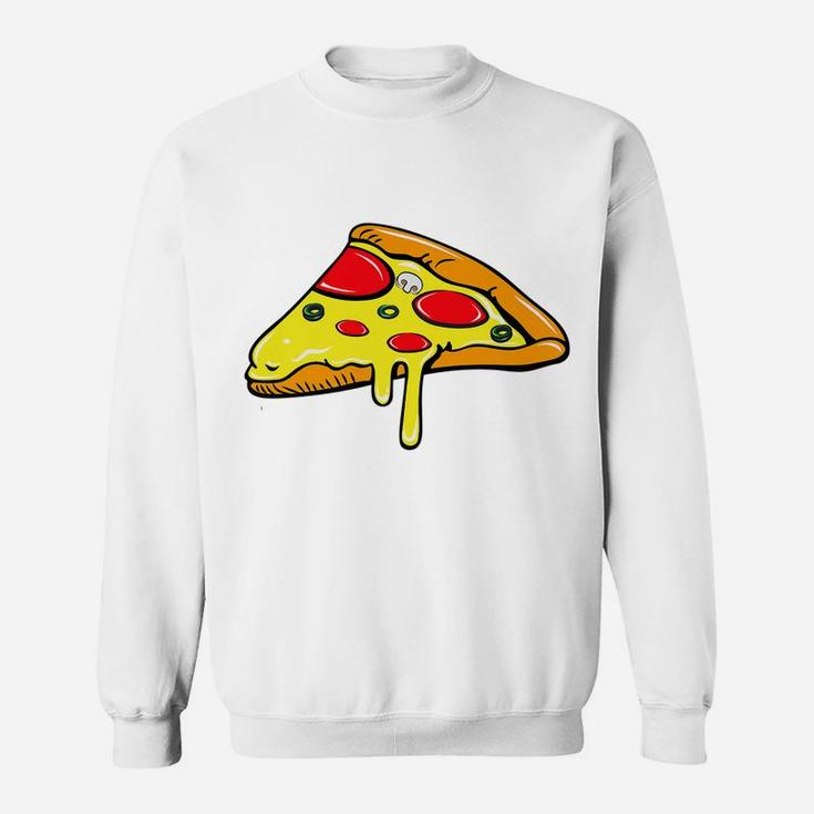 Mother Father Son Daughter Pizza Slice Matching Sweatshirt