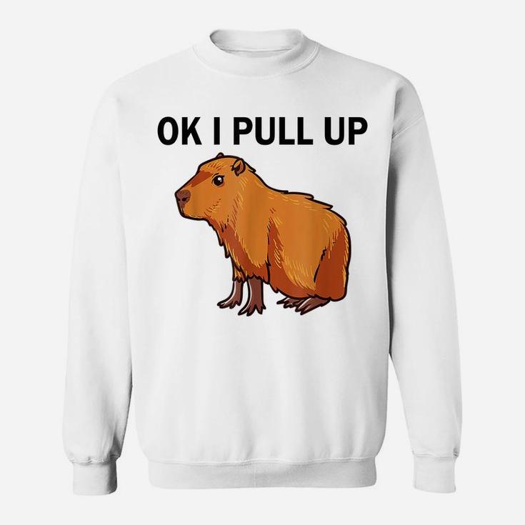 Ok I Pull Up Funny Capybara Dank Meme Sweatshirt