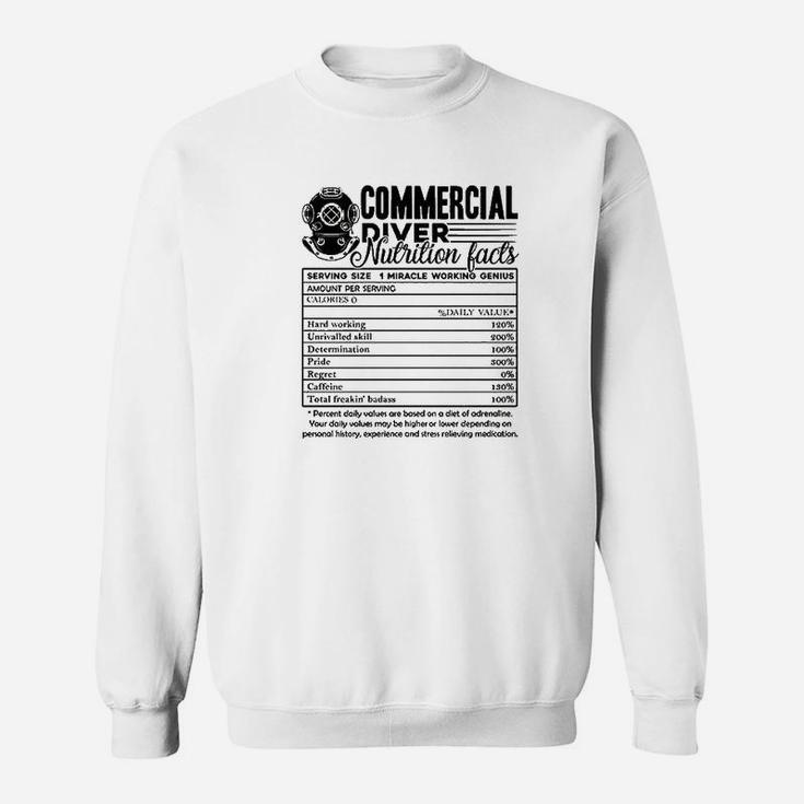On Red Commercial Diver Sweatshirt