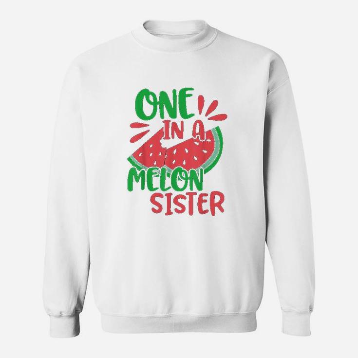 One In A Melon Sister Watermelon Sweatshirt