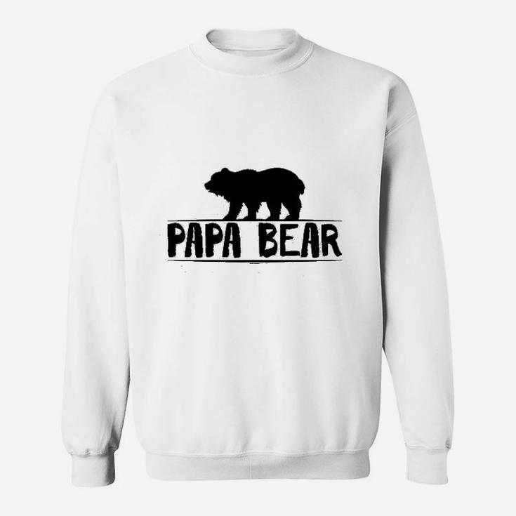 Papa Bear Daddy Dad Father Grizzly Sweatshirt