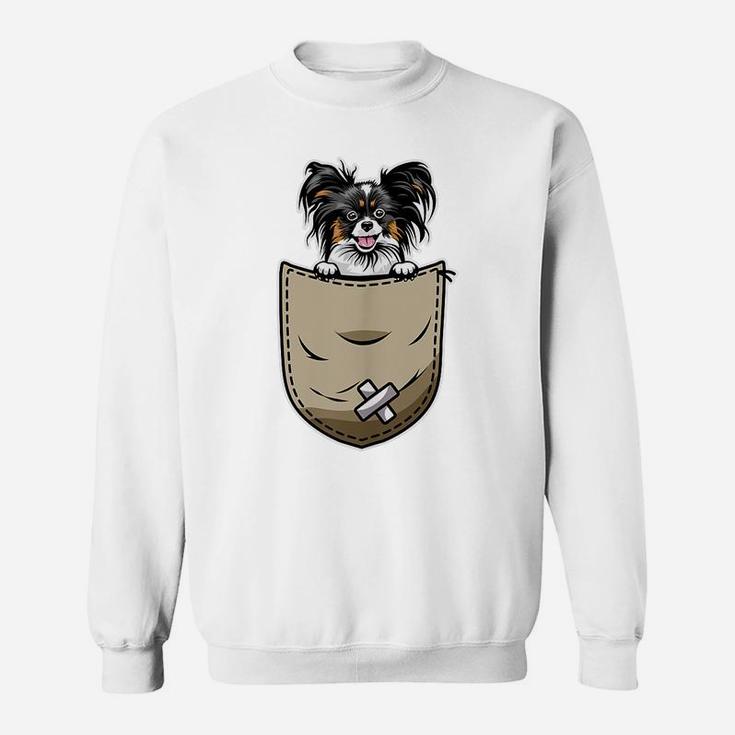 Papillion Dog Lovers And Pocket Owner Sweatshirt