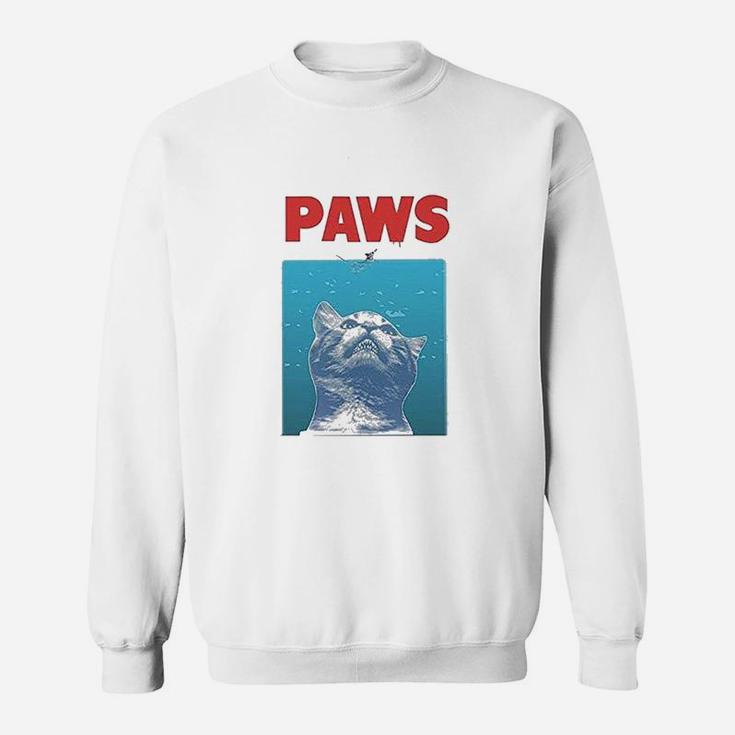 Paws Funny Cat For Cat Lovers Sweatshirt