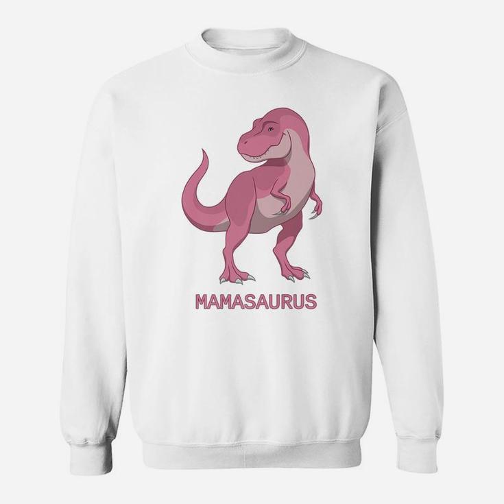 Pink Lady Mamasaurus T-Rex Dinosaur Sweatshirt