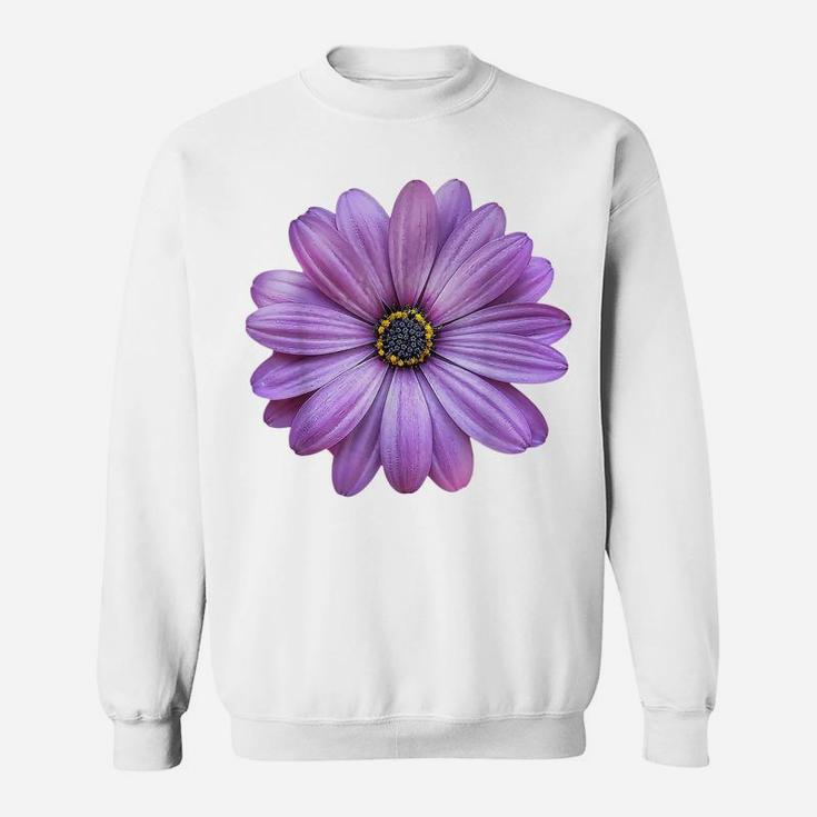 Pink Purple Flower Daisy Floral Design For Women Men - Daisy Sweatshirt