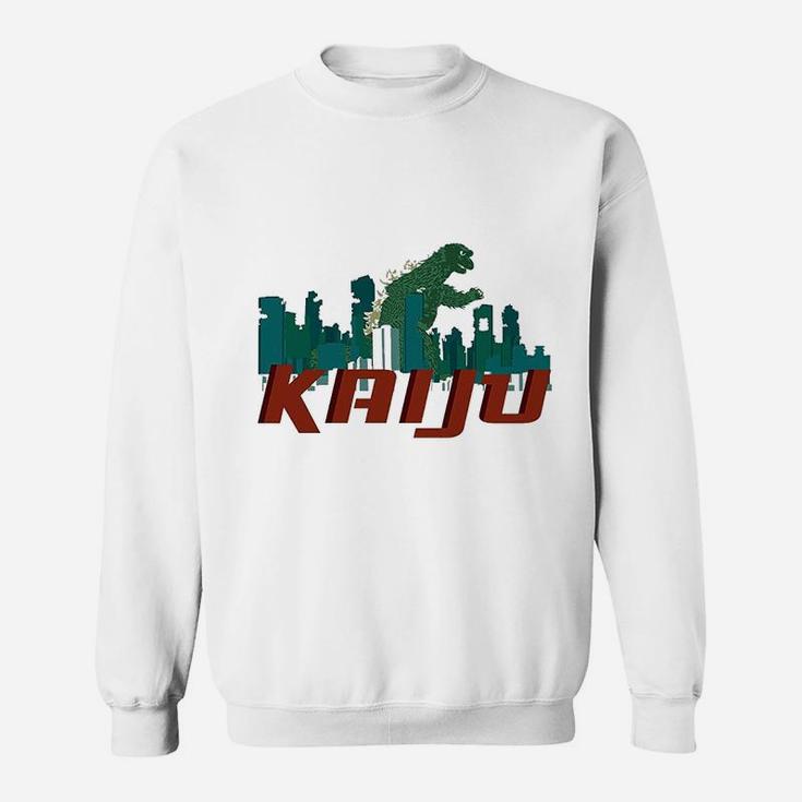 Poster Foundry Kaiju Destroying The City Sweatshirt