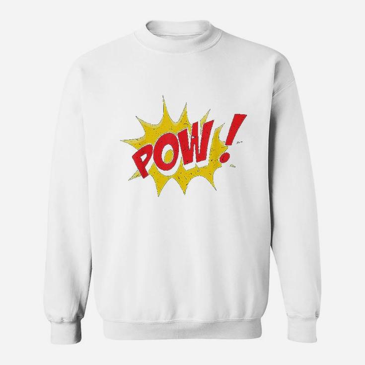 Pow  Comic Book Cartoon Funny Pop Art Sweatshirt
