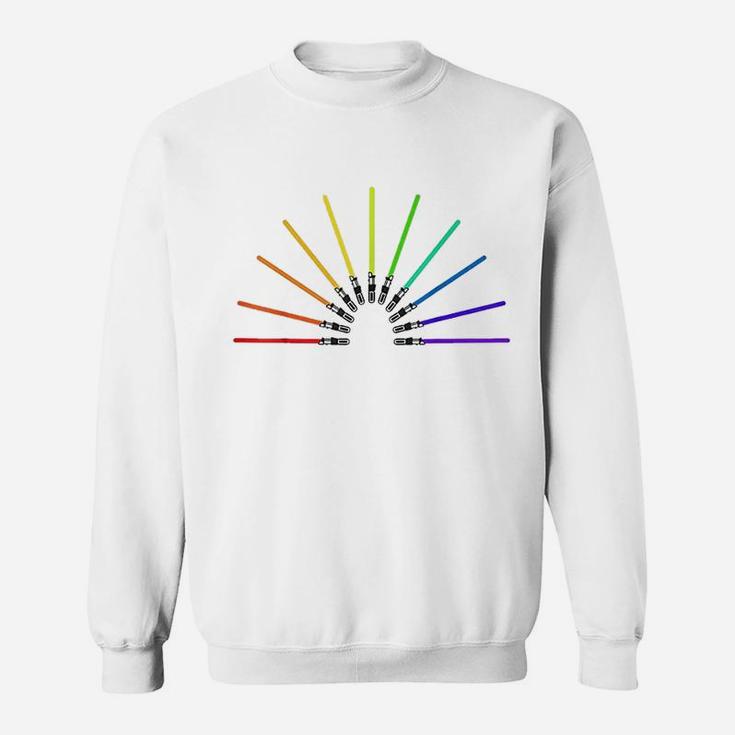 Pride Rainbow Lightsabers Sweatshirt