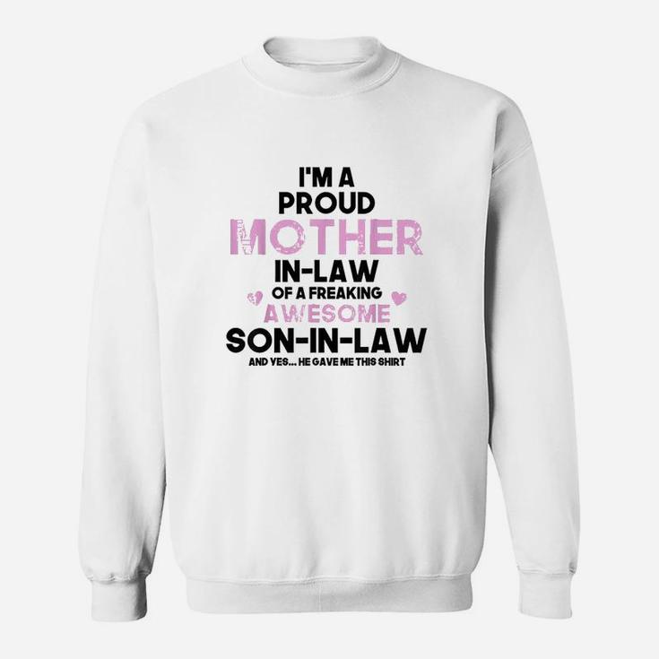 Proud Mum Gift Mothers Day Awesome Sweatshirt