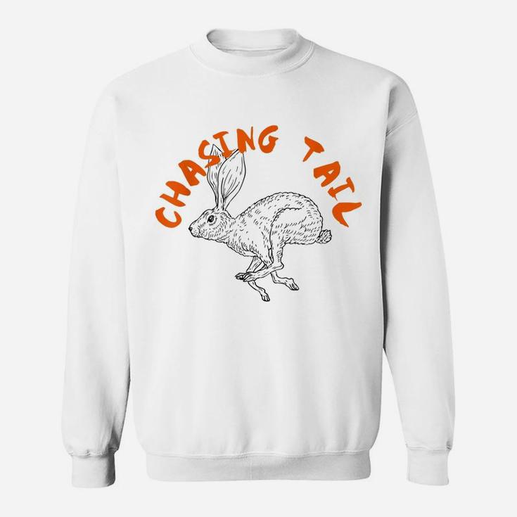 Rabbit Hunter -Chasing Tail -Hunting Cottontail -Beagle Dog Sweatshirt