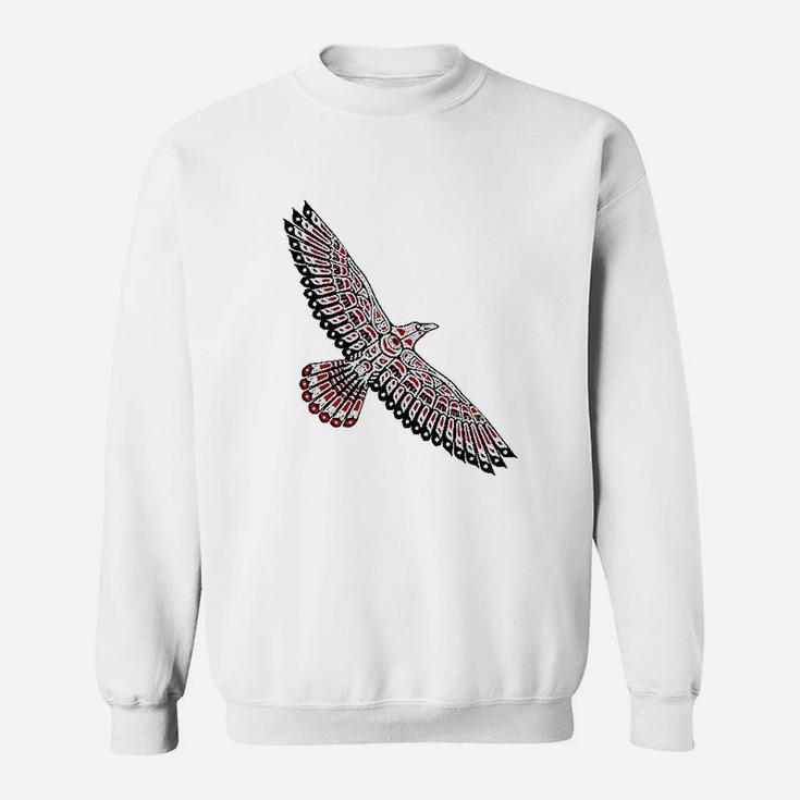 Raven Native American Indian Totem Northwest Coast Pacific Sweatshirt