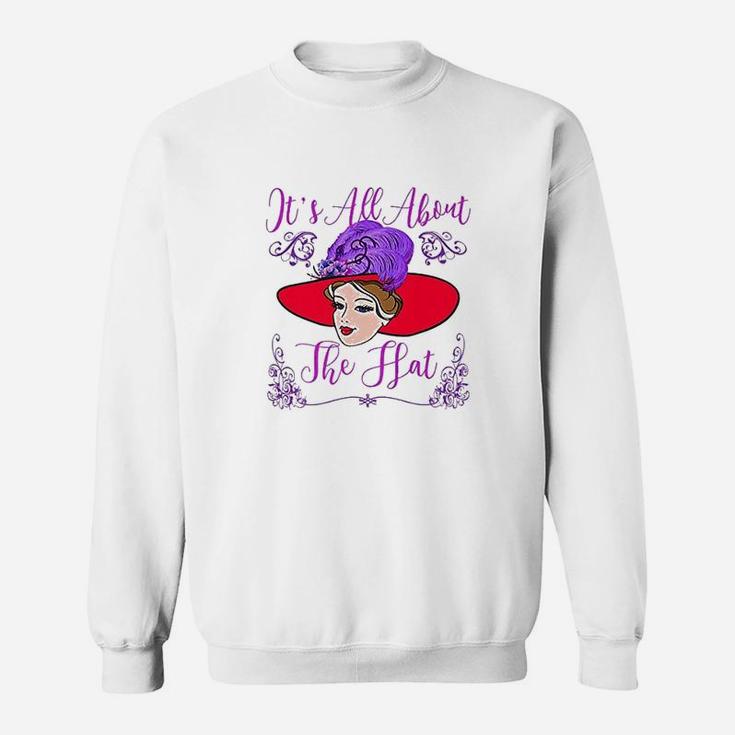 Red Hat Its All About The Hat Vintage Style Sweatshirt