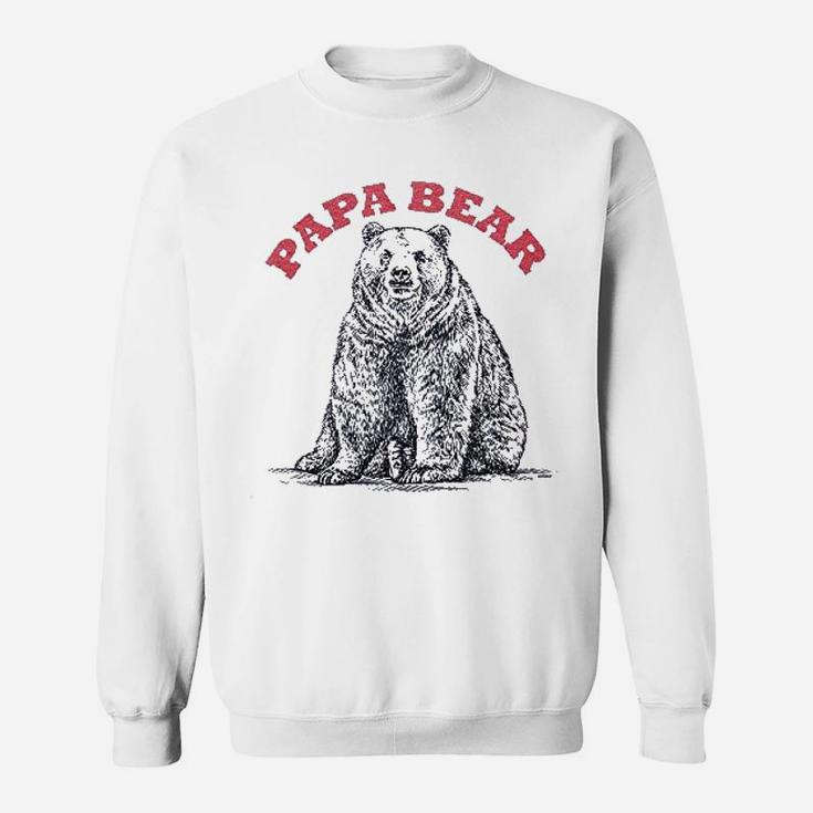 Retreez Funny Papa Bear For Dads Graphic Printed Sweatshirt