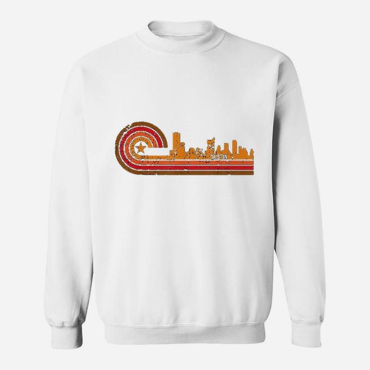 Retro Austin Cityscape Sweatshirt