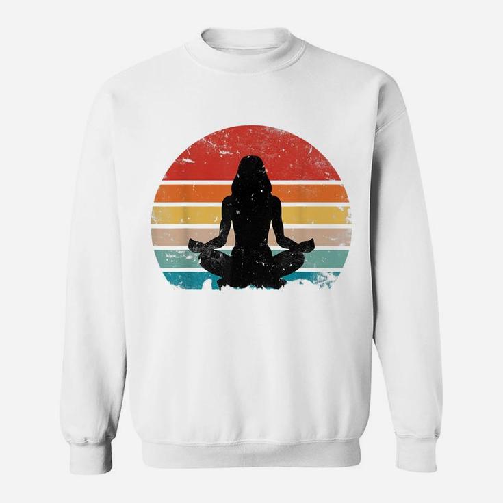 Retro Meditation Vintage Seventies Buddah Zen Chakra Gift Sweatshirt
