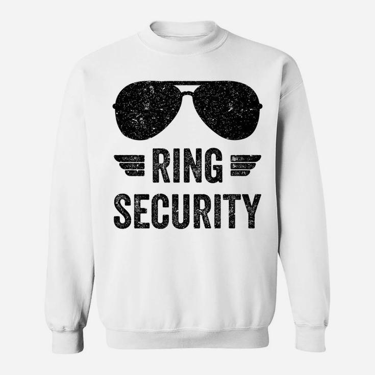 Ring Security Funny Tee For Ring Bearer Boys Youth Men Sweatshirt