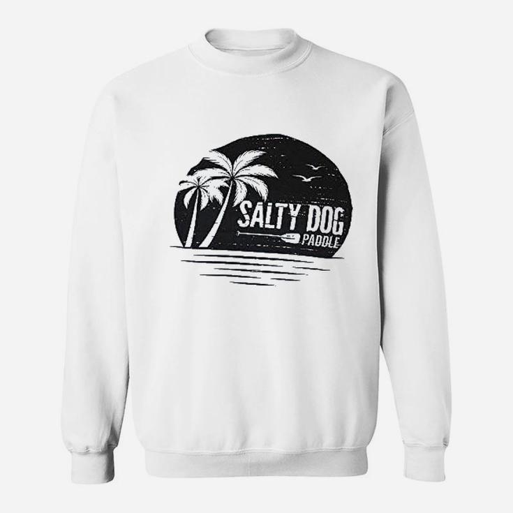 Salty Dog Ringspun Relaxed Fit Retro Beach Ocean Sunset Sweatshirt