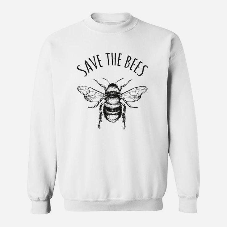 Save The Bees Earth Day Save Our Planet Environmental Sweatshirt