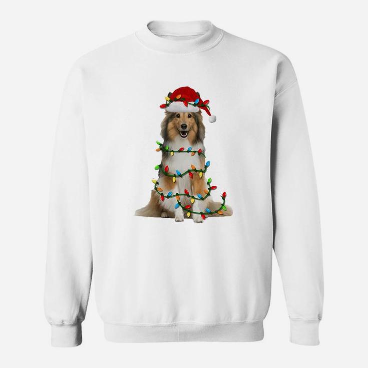 Sheltie Christmas Sweatshirt Sheltie Dog Xmas Gift Sweatshirt