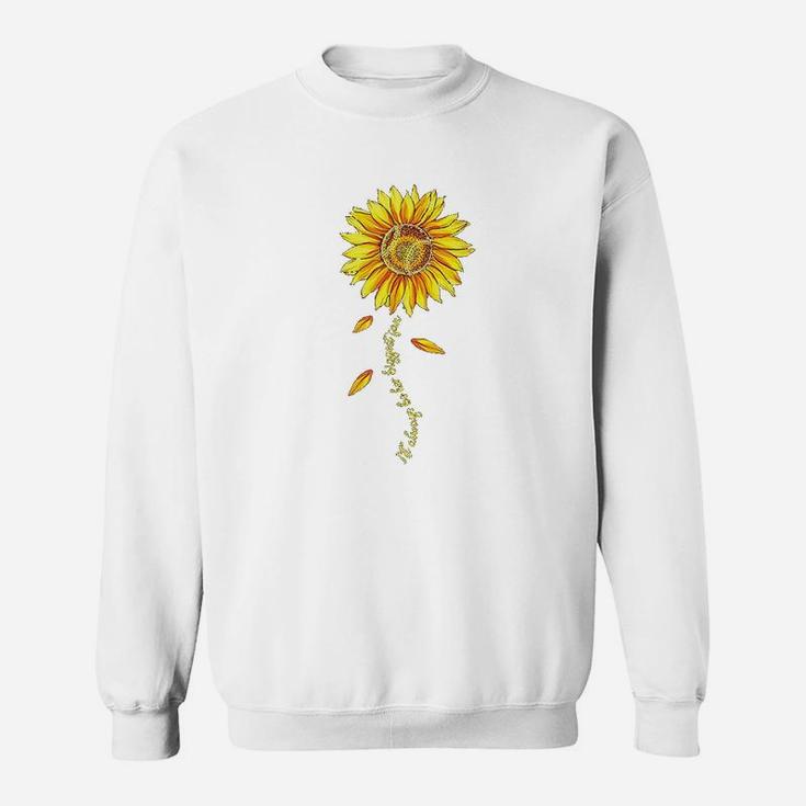 Softball Lover  I Woll Be Her Biggest Fan Always Sunflower Sweatshirt