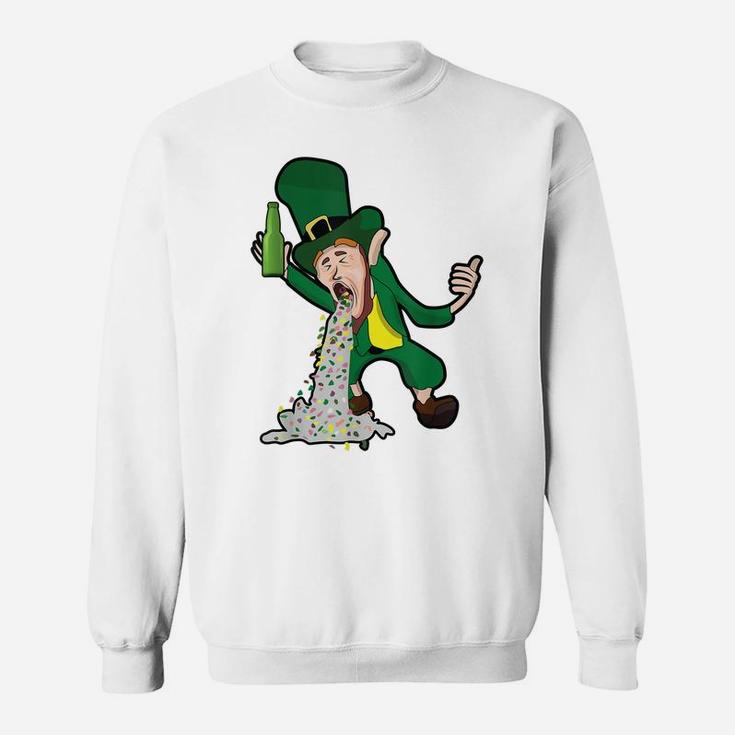 St Patrick Day Funny Leprechaun Irish Culture Drinking Green Sweatshirt