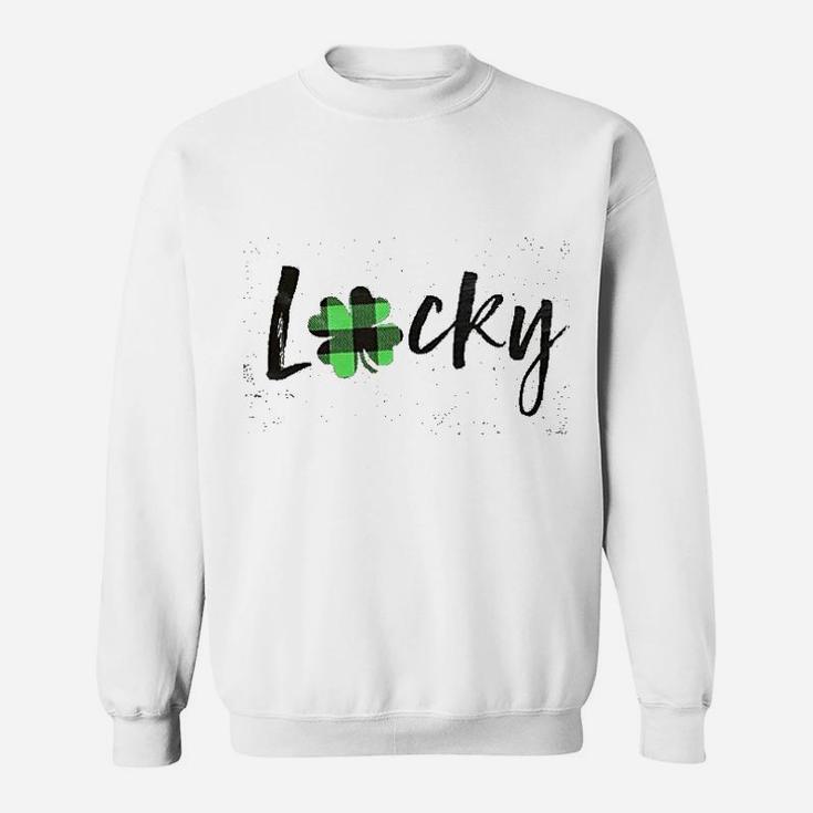 St Patricks Day  Lucky Irish Shamrock Sweatshirt