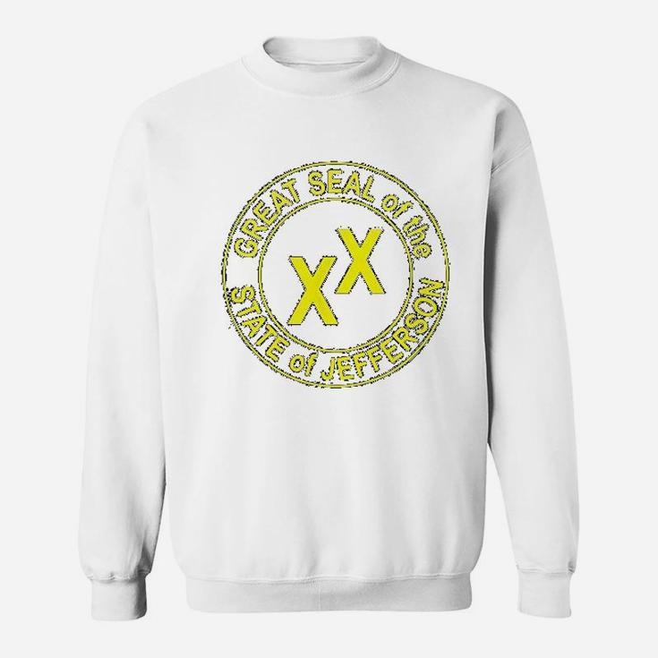 State Of Jefferson Seal 51st State Sweatshirt State Of Jefferson Seal 51st State Sweatshirt