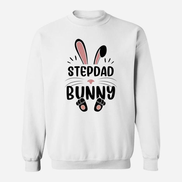 Stepdad Bunny Funny Matching Easter Bunny Egg Hunting Sweatshirt