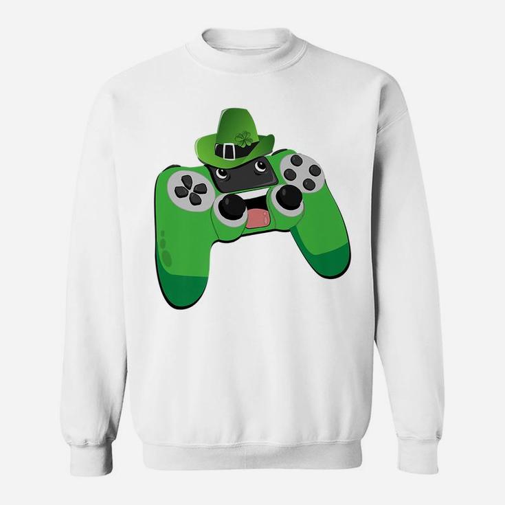 Video Game Gaming St Patrick Day Gamer Boys St Patty's Day Sweatshirt