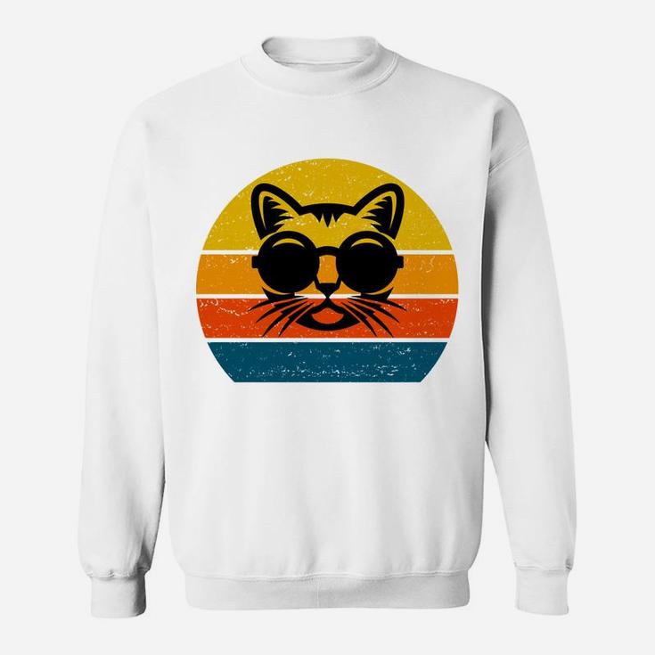 Vintage Black Cat Lover,Retro Cats I'm A Spy Of The Sunshine Sweatshirt Sweatshirt