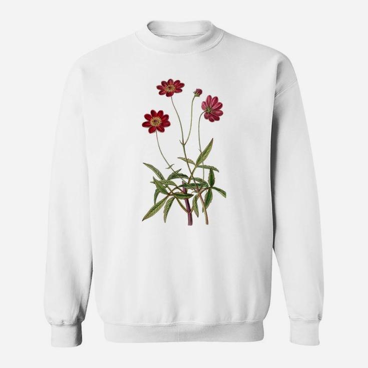 Vintage Flower Wildflower Botanical Sweatshirt