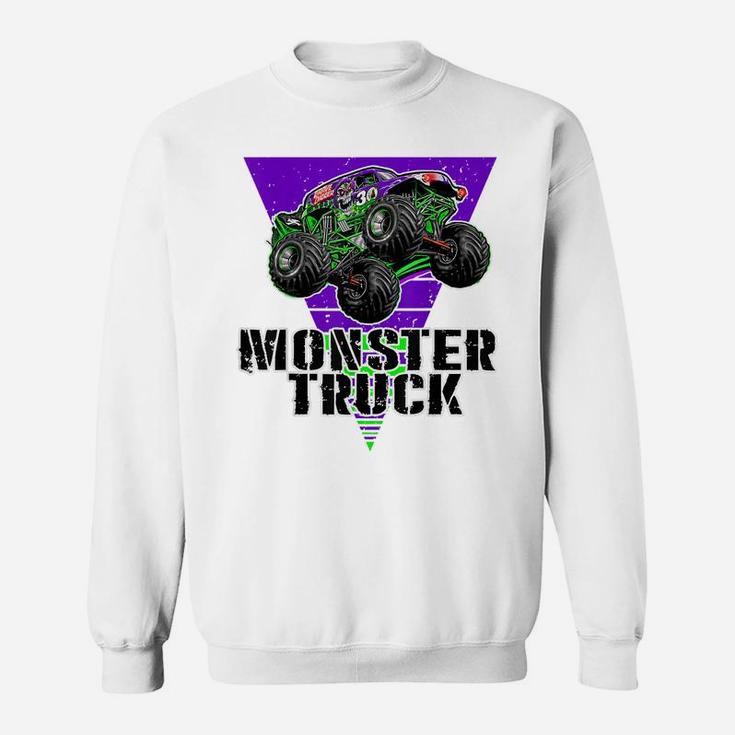 Vintage Monster Truck Are My Jam, Truck Boys Birthday Tees Sweatshirt
