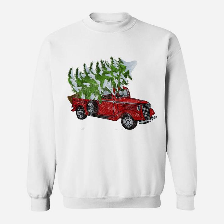 Vintage Wagon Christmas  - Tree On Car Xmas Vacation Sweatshirt