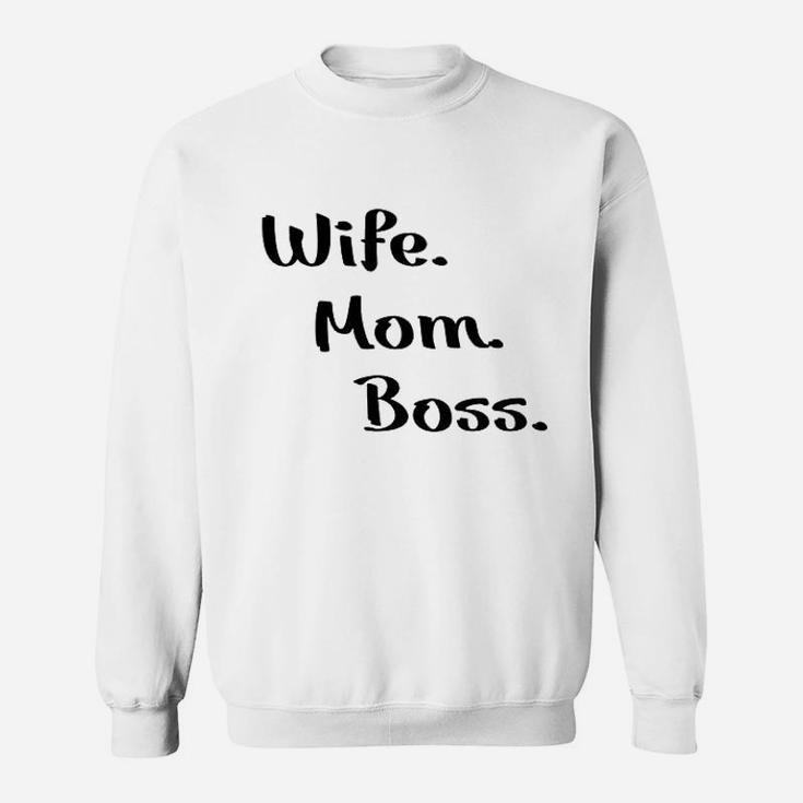 Wife Mom Boss Game Sweatshirt