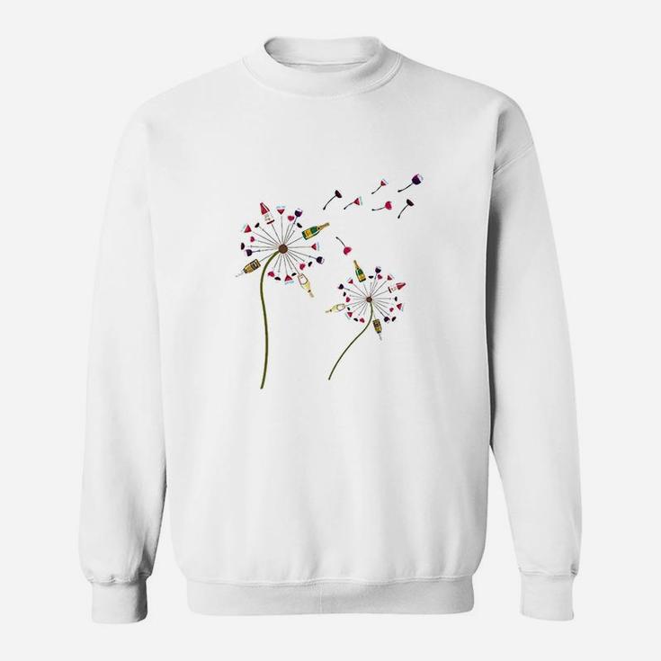 Wine Dandelion  Wine Rosee  Lovers Sweatshirt