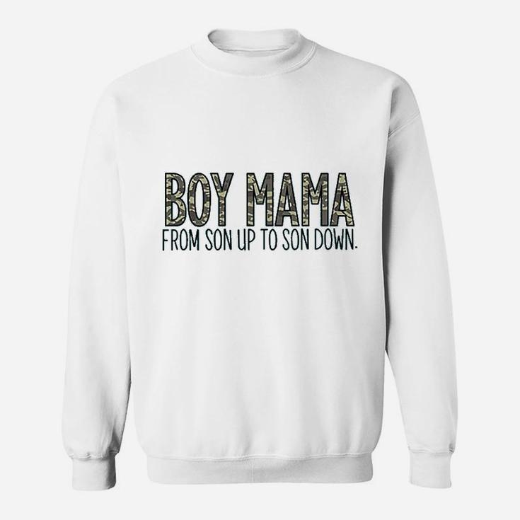 Women Boy Mama Graphic Sweatshirt
