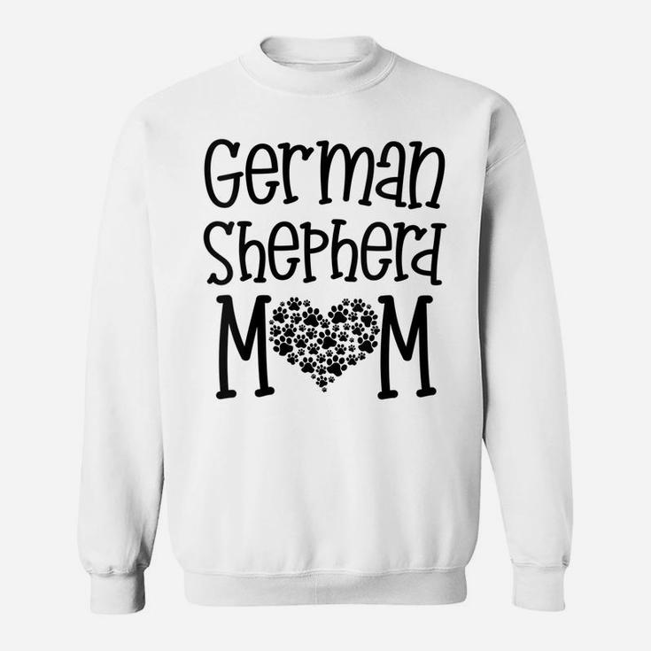Womens Proud Germand Shepherd Mom Dog Breed Funny Gsd Mama Gift Sweatshirt