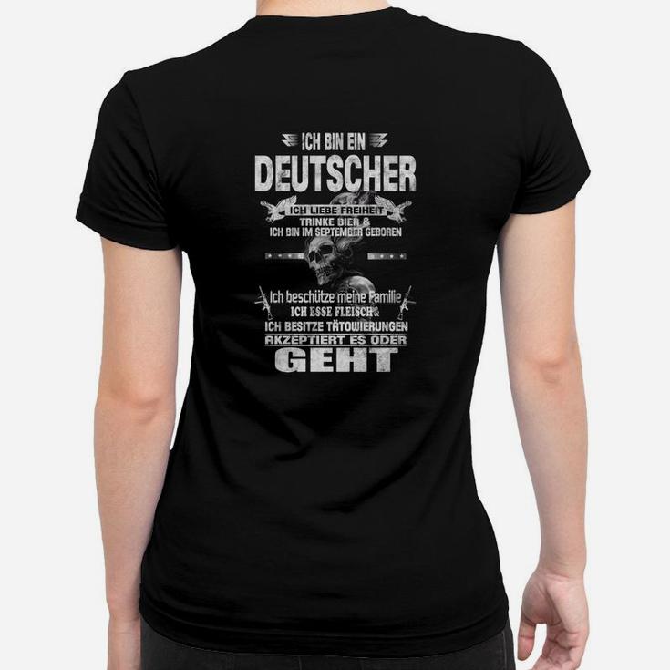 Deutscher September Geboren Frauen T-Shirt