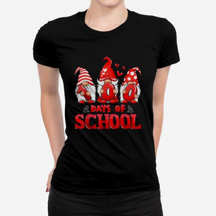 100 Days Of School Cute Gnomes Teacher Kids Women T-shirt