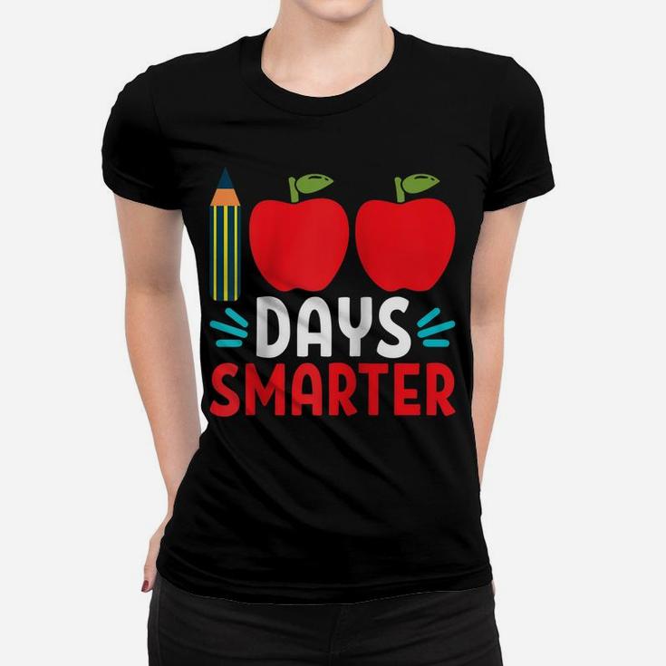 100 Days Smarter 100Th Day Of School Raglan Baseball Tee Women T-shirt