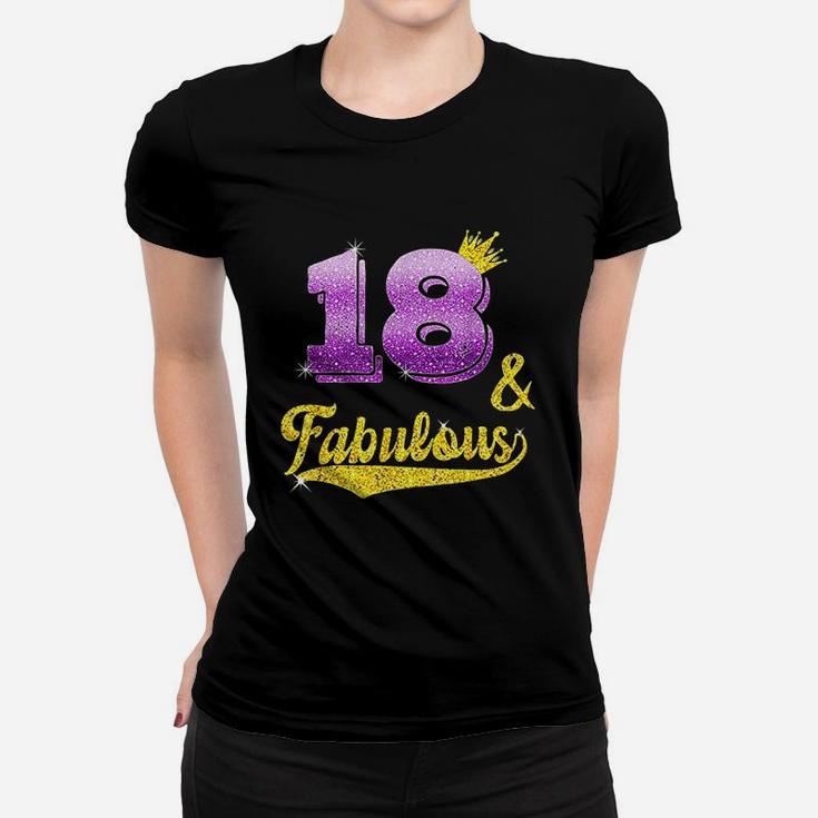 18 And Fabulous 18 Years Old Gift Women T-shirt