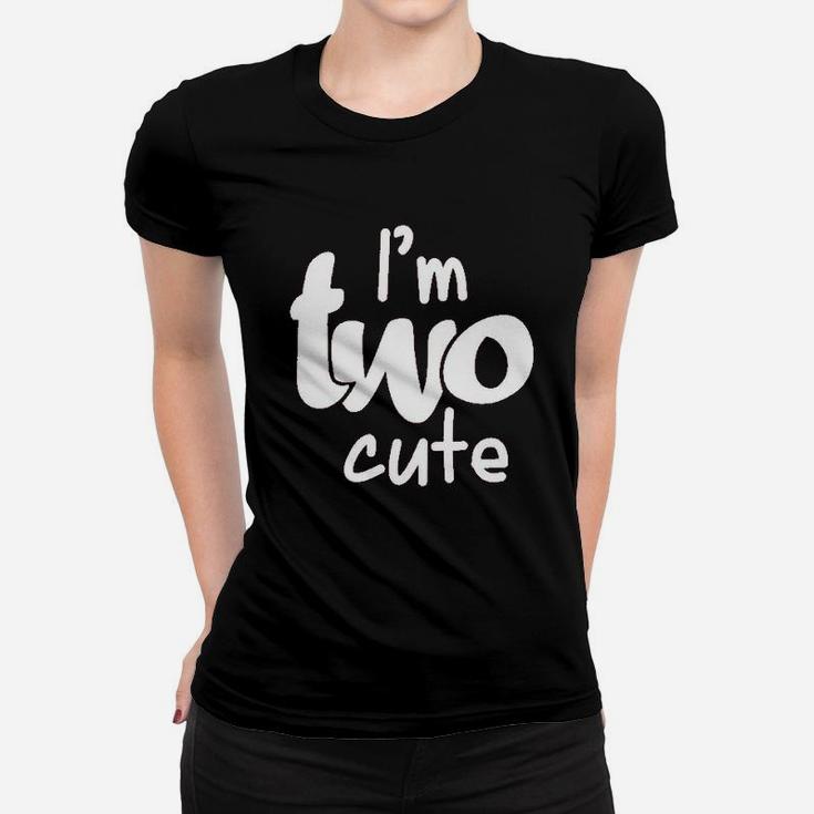 2Nd Birthday Outfits For Girls Im Two Cute Girl 2 Year Olds Second Women T-shirt